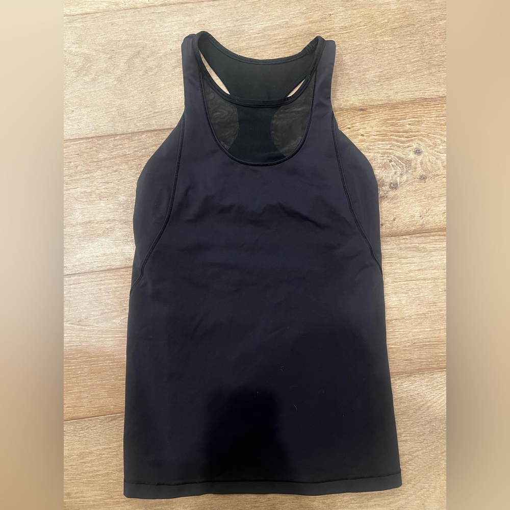 Lululemon *WORN TWICE* Black Racerback Athletic Tank Top